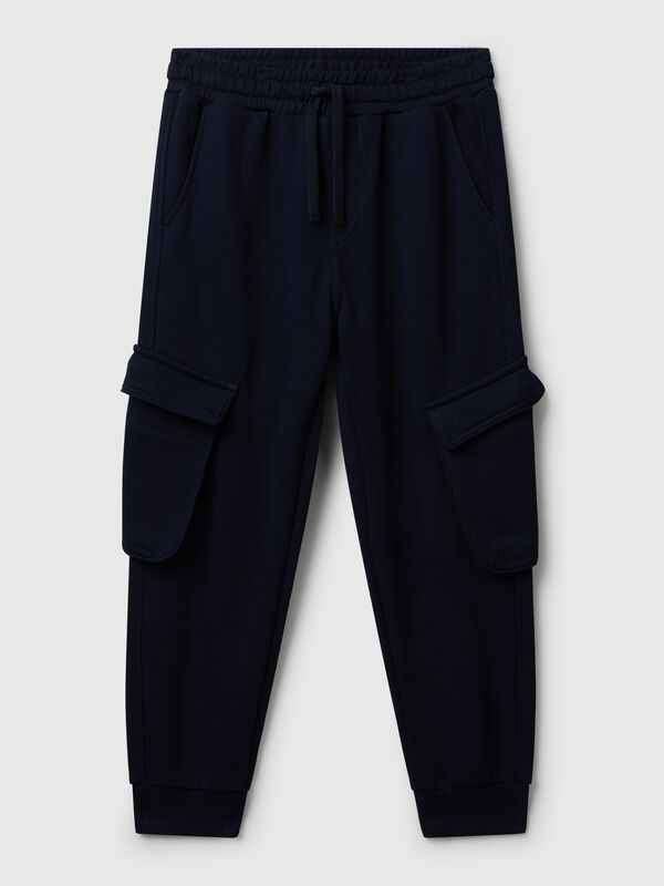 Pantalones deportivos cargo de polar Niño