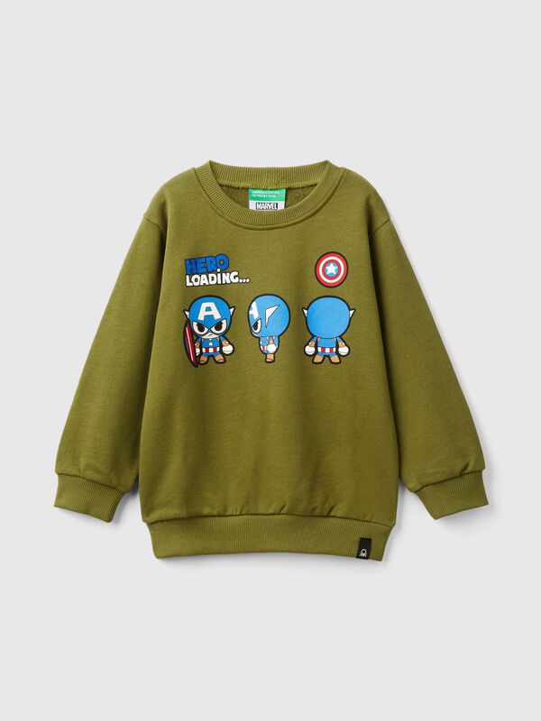 Sudadera ©Marvel verde del Capitán América Niño
