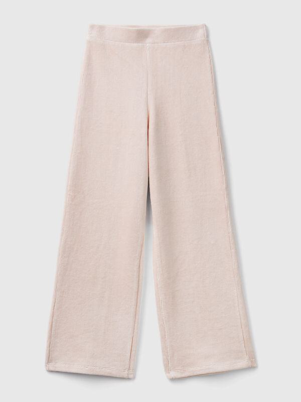 Pantalón amplio de chenilla Niña