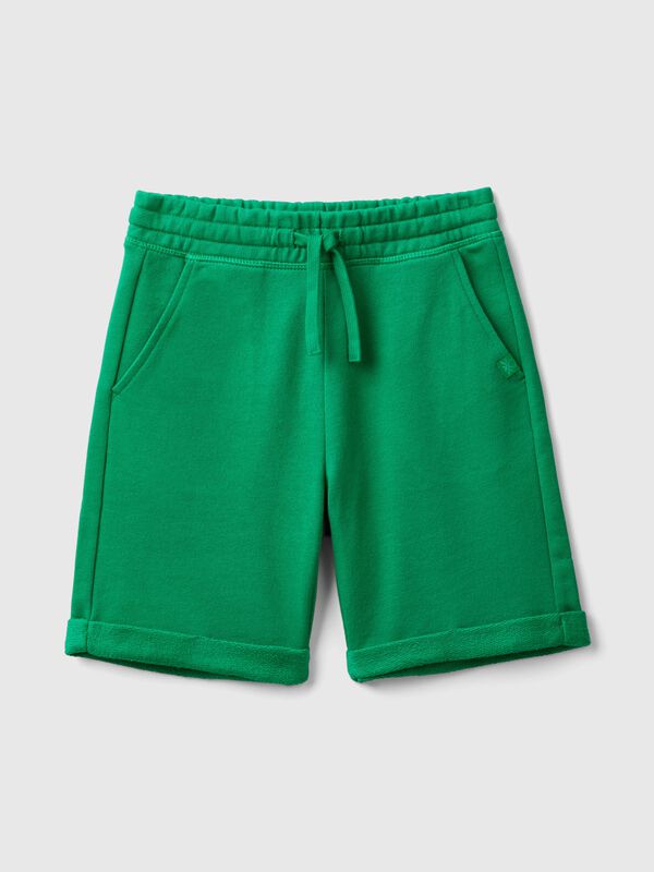 Bermudas de felpa de puro algodón Niño