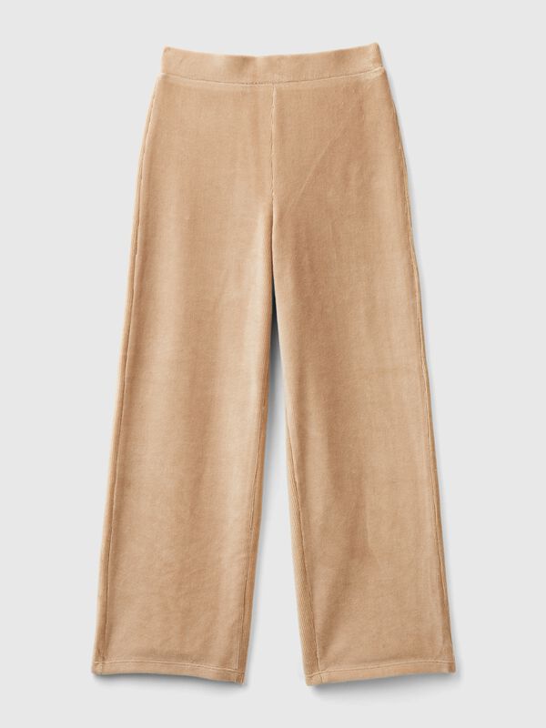 Pantalón amplio de chenilla Niña