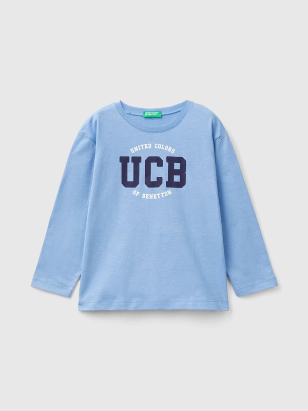 Camiseta de manga larga de algodón orgánico Niño