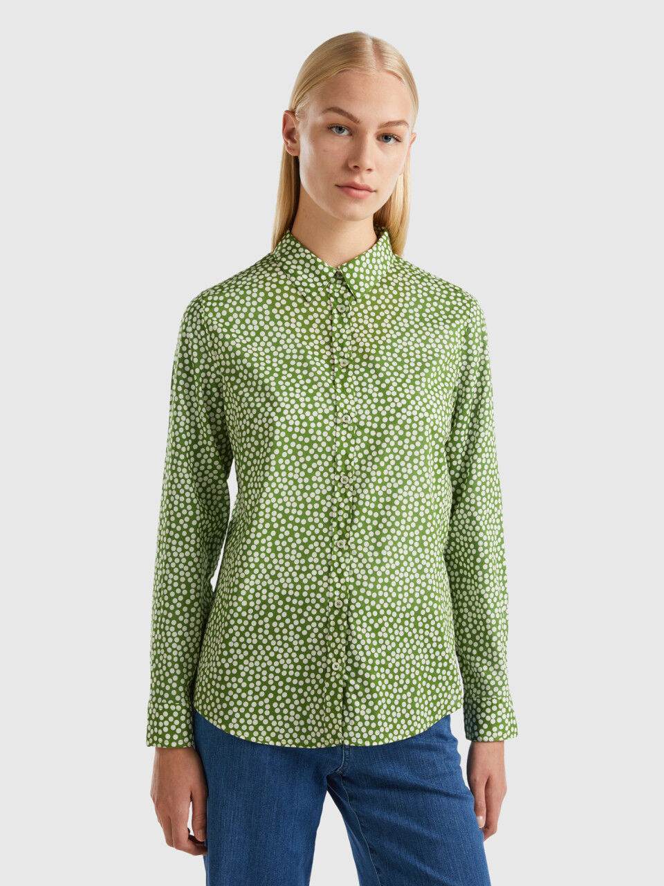 Camisas mujer benetton 2025