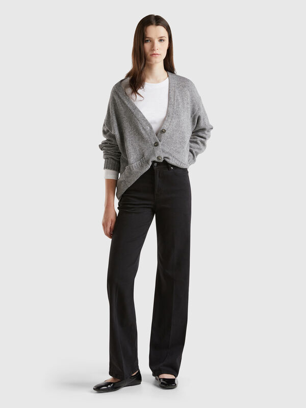 Vaqueros acampanados stretch Mujer
