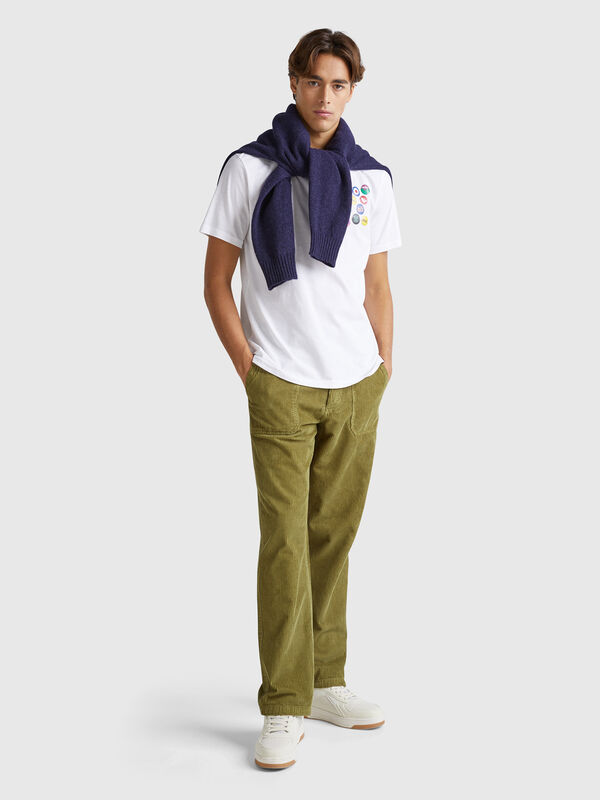 Pantalón de pana de estilo worker Hombre