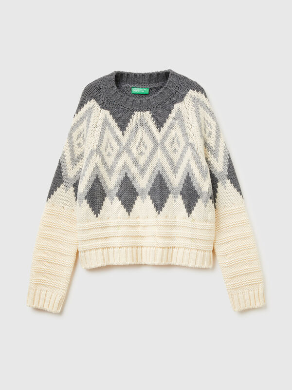 Suéter jacquard Mujer
