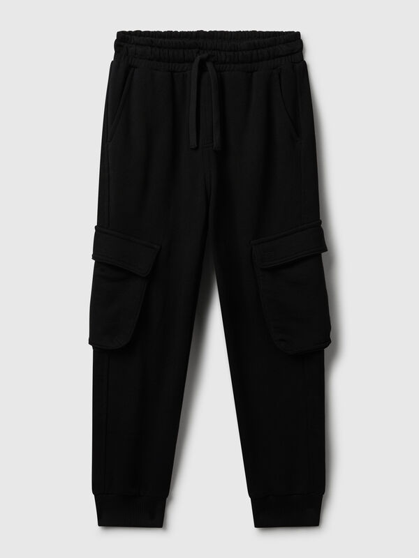 Pantalones deportivos cargo de polar Niño