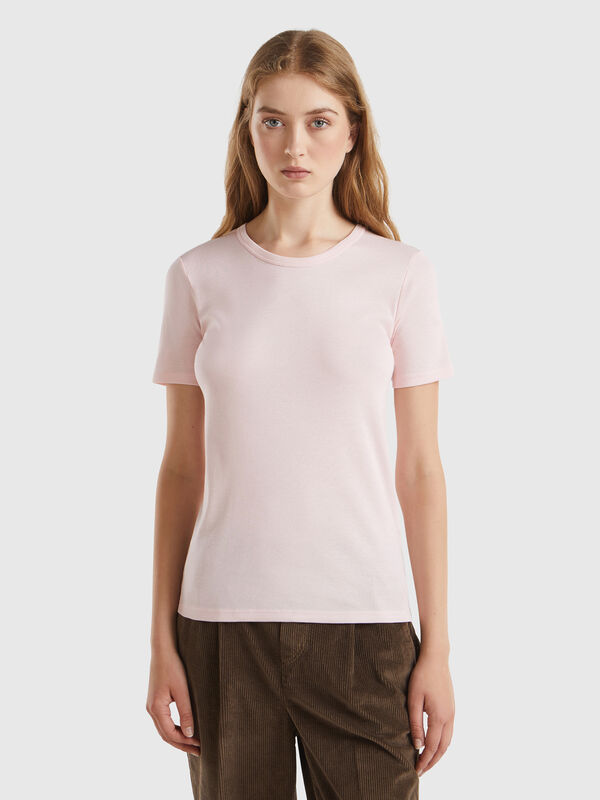 Camiseta de algodón de fibra larga Mujer