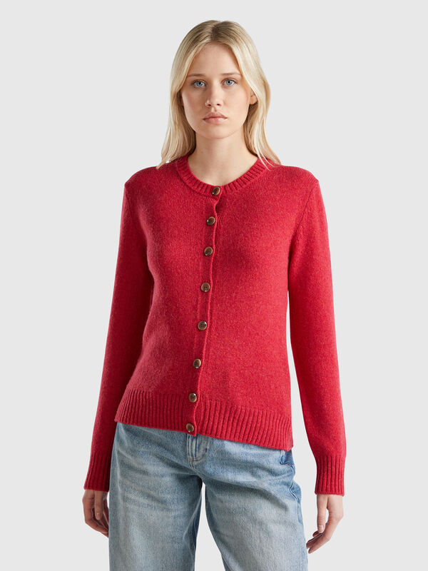Cárdigan de pura lana Shetland Mujer