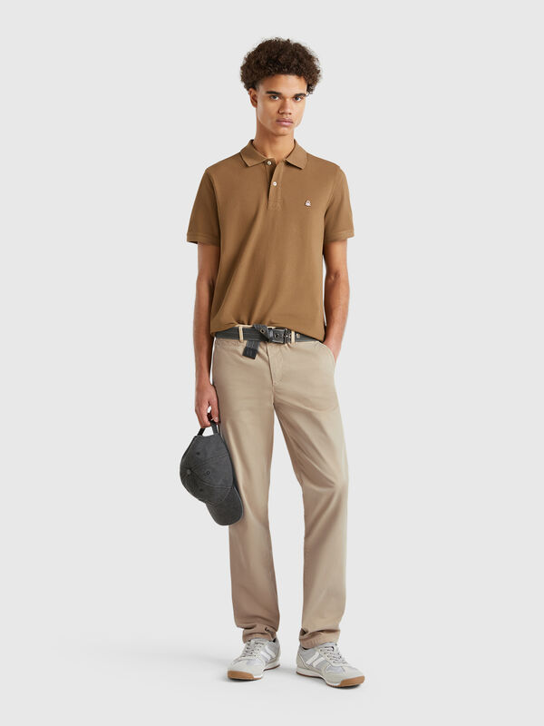Chinos beige slim fit  Hombre