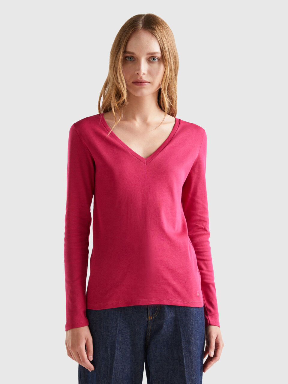 Camisetas mujer benetton hotsell