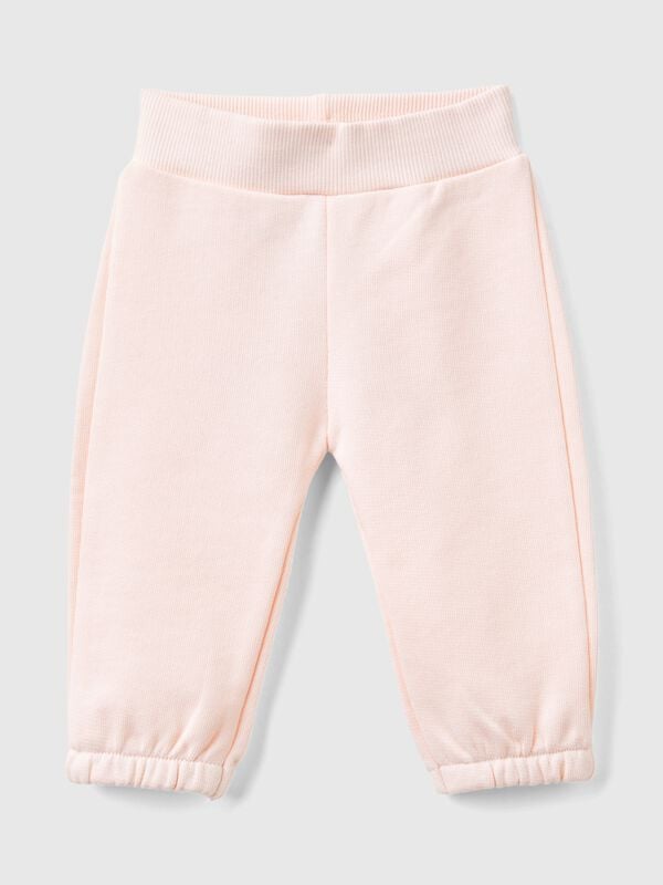 Pantalón de felpa de algodón orgánico Recién nacidos