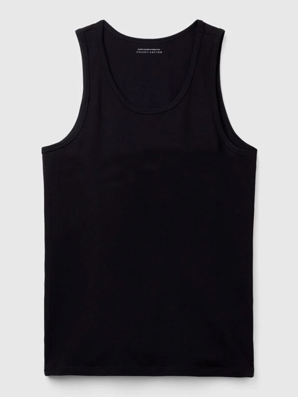 Camiseta sin mangas en algodón bio stretch