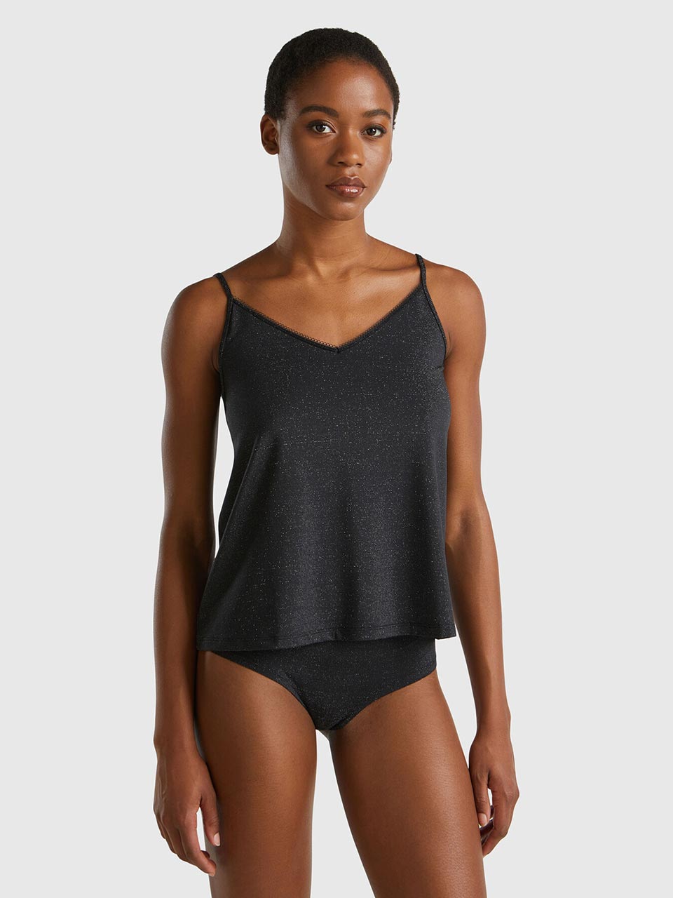 Camiseta de tirantes con lurex