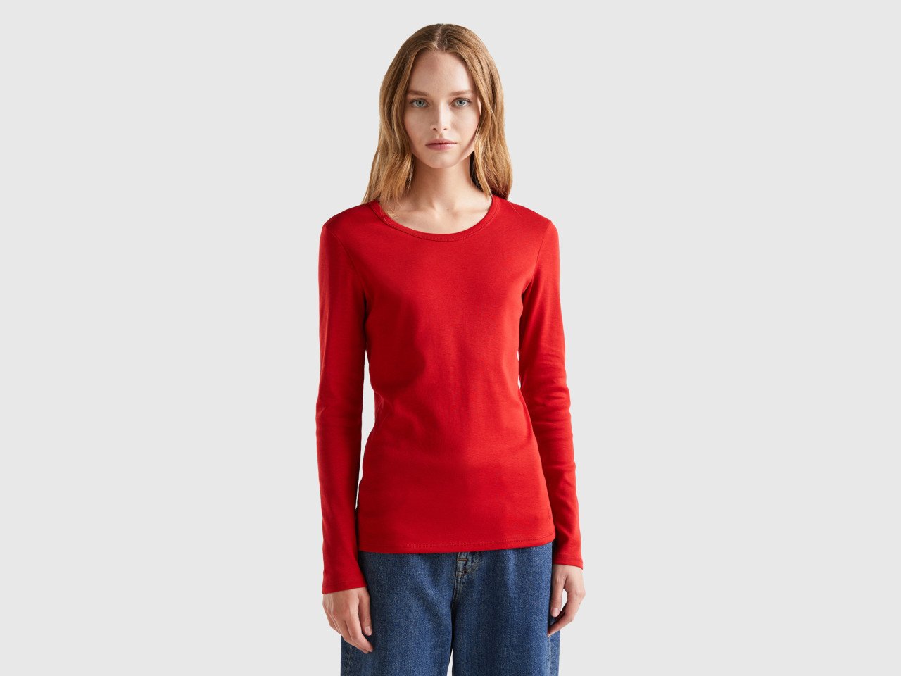 Benetton camisetas manga larga mujer hotsell
